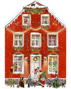 A3-Wand-Adventskalender – Weihnachten bei uns Zuhaus