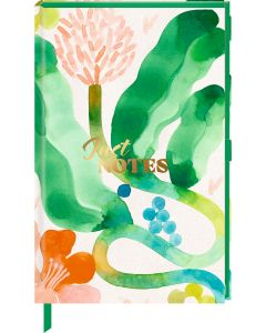 Notizbuch DIN A6 – Just Notes (Green Leaves)