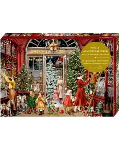 Puzzle-Adventskalender – Nostalgischer Weihnachtsladen