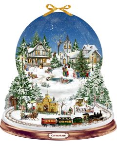 Wand-Adventskalender – Schneekugel Winterzauber