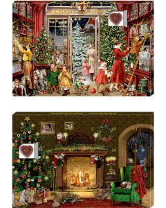 Adventskalender-Schokolade – 24 Süße Herzmomente im Advent