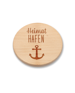 Gläseruntersetzer Heimathafen