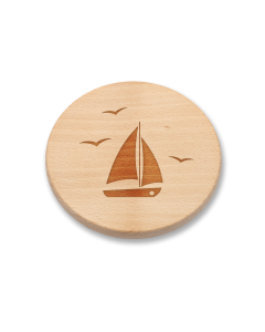 Gläserabdeckung Segelboot