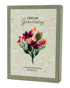 Kartenbox - Grüße zum Geburtstag