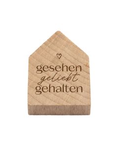 Magnetisches Holzhaus gesehen-geliebt-gehalten
