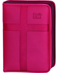 BasisBibel. Die Kompakte. Kunstlederh&uuml;lle mit Rei&szlig;verschluss. rot