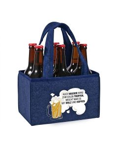 6er Bier-Träger »Edler Tropfen«
