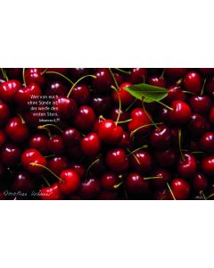 Vesperbrettchen / Frühstücksbrettchen Kirschen