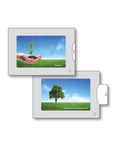 Zwei-Bild-Karte Pflanze