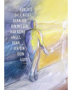 Jahreslosung 2027 - Mit dir - Kunstblatt 40 x 60 cm