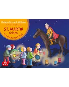 St. Martin feiern mit Emma und Paul. Kamishibai Bildkartenset.