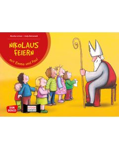 Nikolaus feiern mit Emma und Paul. Kamishibai Bildkartenset.