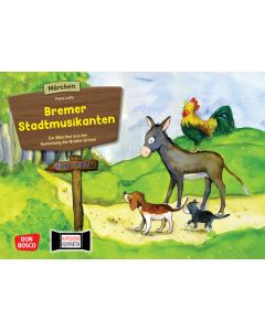 Die Bremer Stadtmusikanten. Kamishibai Bildkartenset