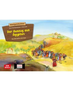 Der Auszug aus Ägypten. Exodus Teil 1. Kamishibai Bildkartenset.