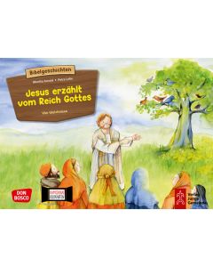 Jesus erzählt vom Reich Gottes. Vier Gleichnisse. Kamishibai Bildkartenset.