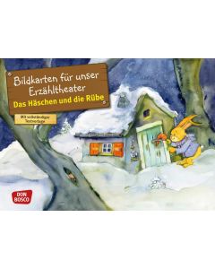 Das Häschen und die Rübe. Kamishibai Bildkartenset.