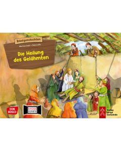 Die Heilung des Gelähmten. Kamishibai Bildkartenset.