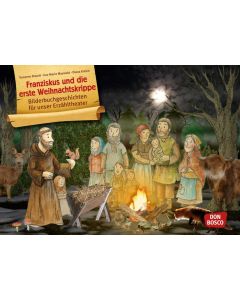 Franziskus und die erste Weihnachtskrippe. Kamishibai Bildkartenset.