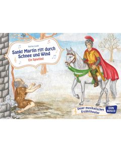 Sankt Martin ritt durch Schnee und Wind. Kamishibai Bildkartenset.