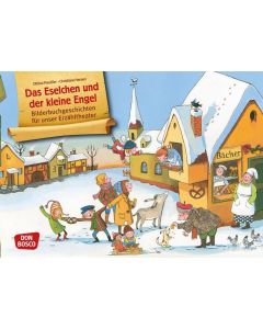 Das Eselchen und der kleine Engel. Kamishibai Bildkartenset.