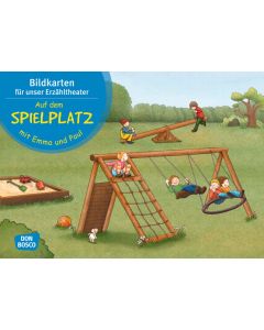 Auf dem Spielplatz mit Emma und Paul. Kamishibai Bildkartenset.