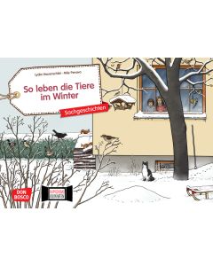 So leben die Tiere im Winter. Kamishibai Bildkartenset.