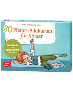 30 Pilates-Bildkarten für Kinder