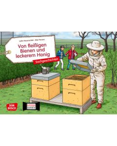 Von fleißigen Bienen und leckerem Honig. Kamishibai Bildkartenset