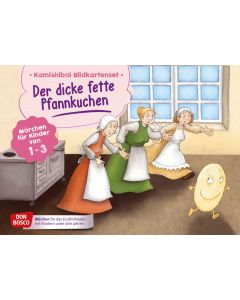 Der dicke fette Pfannkuchen. Kamishibai Bildkartenset.