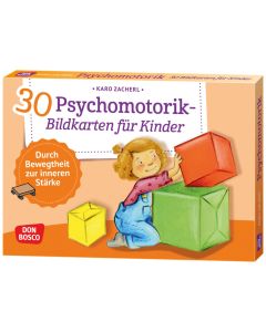 30 Psychomotorik-Bildkarten für Kinder