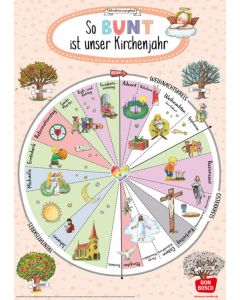 So bunt ist unser Kirchenjahr (Jahreskreis evangelisch)