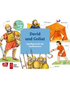 David und Goliat. Erzählschienen-Figurenset