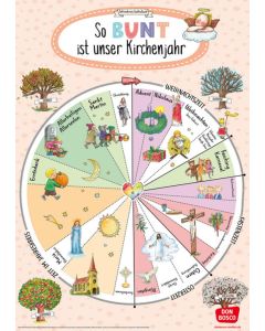 So bunt ist unser Kirchenjahr (Jahreskreis katholisch)