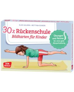 30 x Rückenschule. Bildkarten für Kinder