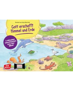 Gott erschafft Himmel und Erde. Kamishibai Bildkartenset.