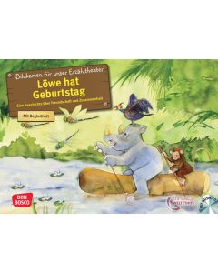 Löwe hat Geburtstag. Kamishibai Bildkartenset