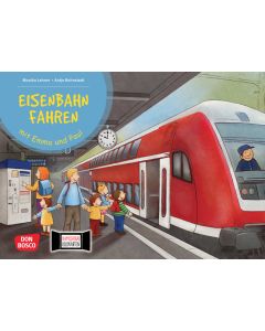 Eisenbahn fahren mit Emma und Paul. Kamishibai Bildkartenset