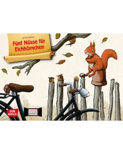 Fünf Nüsse für Eichhörnchen. Kamishibai Bildkartenset