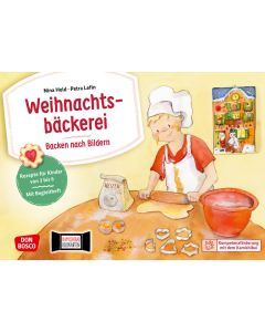 Weihnachtsbäckerei: Backen nach Bildern. Kamishibai Bildkartenset