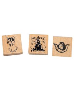 3er-Stempelset »Himmlische Weihnachtsgrüße«