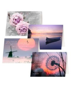 4er-Set Trauerkarten »Rilke«