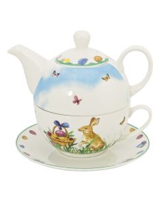 Teekannen-Set »Frohe Ostern«