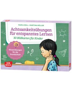 Achtsamkeitsübungen für entspanntes Lernen. 30 Bildkarten für Kinder