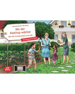 Wo der Ketchup wächst. Wie die Tomate keimt und reift. Kamishibai Bildkartenset