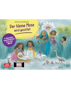 Der kleine Mose wird gerettet. Kamishibai Bildkartenset