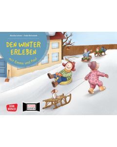 Den Winter erleben mit Emma und Paul. Kamishibai Bildkartenset