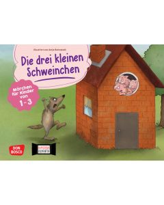 Die drei kleinen Schweinchen. Kamishibai Bildkartenset