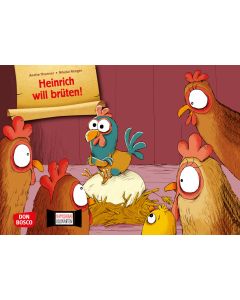 Heinrich will brüten! Kamishibai Bildkartenset
