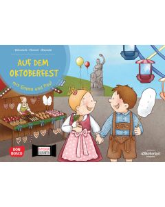 Auf dem Oktoberfest mit Emma und Paul. Kamishibai Bildkartenset