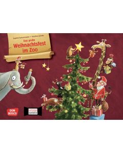 Das große Weihnachtsfest im Zoo. Kamishibai Bildkartenset